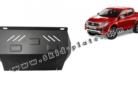 Steel radiator skid plate for Fiat Fullback