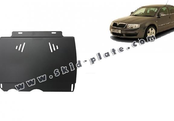 Steel manual gearbox skid plate  Skoda Superb