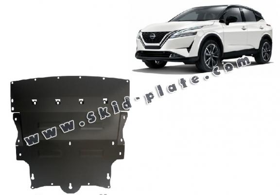 Steel skid plate for Nissan Qashqai J12