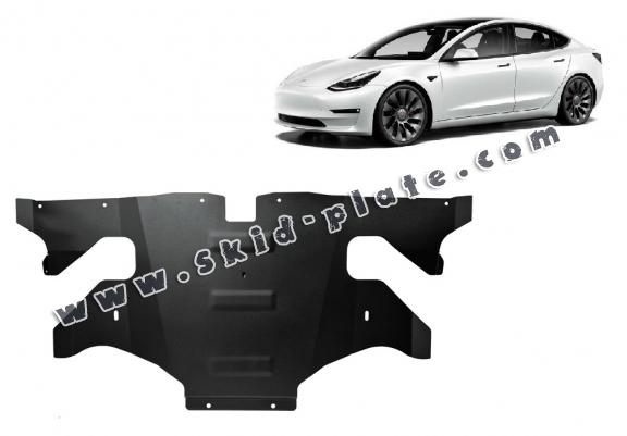 Rear electric motor skid plate for Tesla Model Y AWD