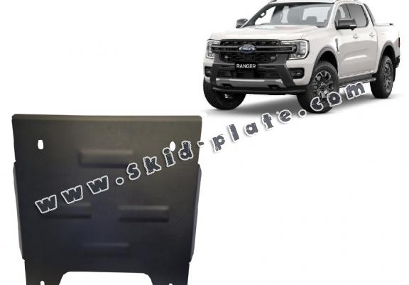 Steel transfer case skid plate for Ford Ranger