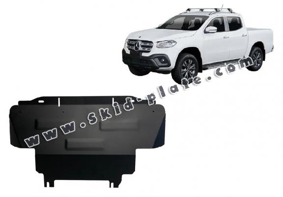 Steel radiator skid plate for Mercedes X-Class