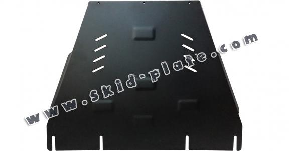 Steel gearbox skid plate and transfer case guard Mercedes X-Class