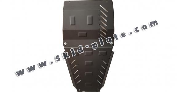 Steel gearbox and transfer case skid plate for Suzuki Grand Vitara 2