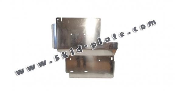 Aluminum differential skid plate for Toyota Hilux Revo