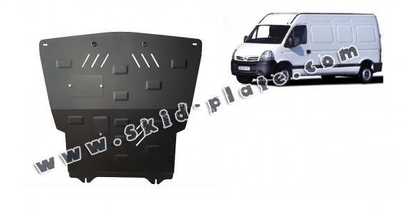 Steel skid plate for Nissan Interstar