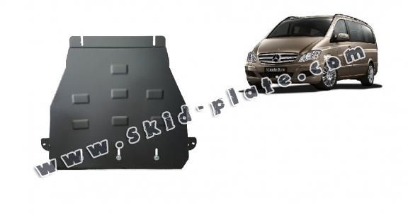 Steel gearbox skid plate for Mercedes Viano W639 - 2.2 D 4x2