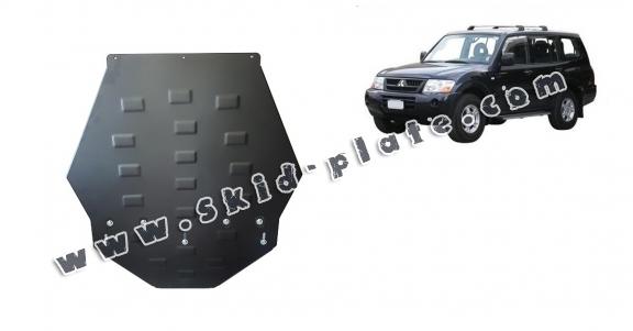 Steel gearbox skid plate for Mitsubishi Pajero 3 (V60, V70) Vers 2.0