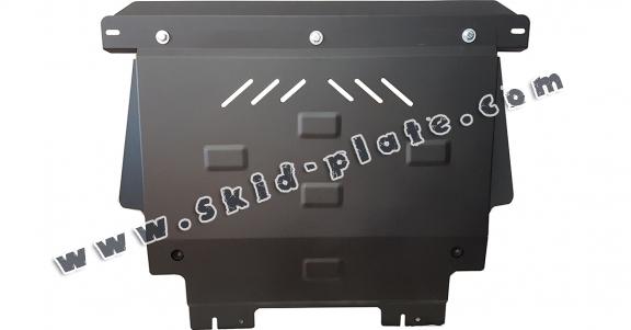 Steel skid plate for Mazda 2