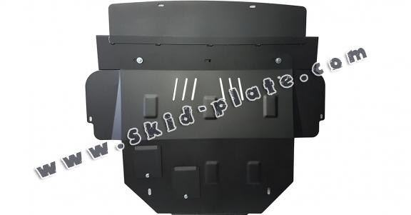 Steel skid plate for Peugeot 307