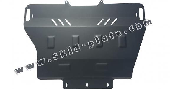 Steel skid plate for Peugeot 607