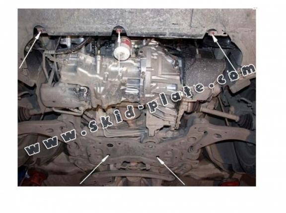 Steel skid plate for Fiat Stilo