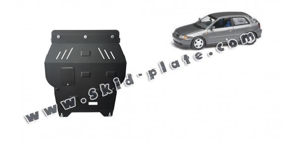 Steel skid plate for Audi A3