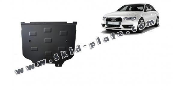 Steel gearbox skid plate for Audi A4 B9