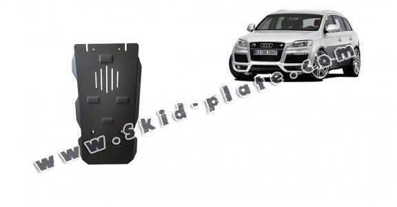 Steel gearbox skid plate for Audi Q7