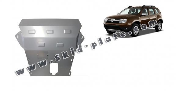 Aluminum skid plate for Dacia Duster