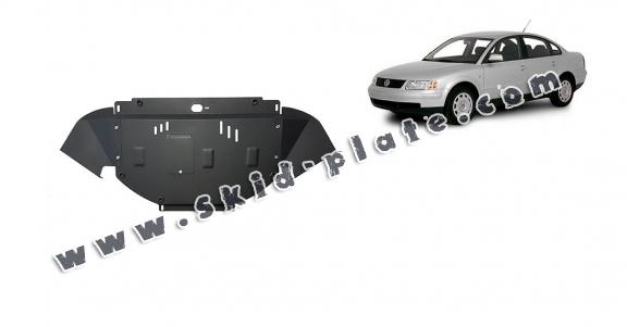 Steel skid plate for VW Passat B5