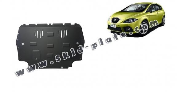 Steel skid plate for the protection of the engine and the gearbox for Seat Leon