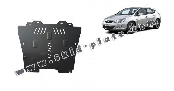 Steel skid plate for Opel Astra J