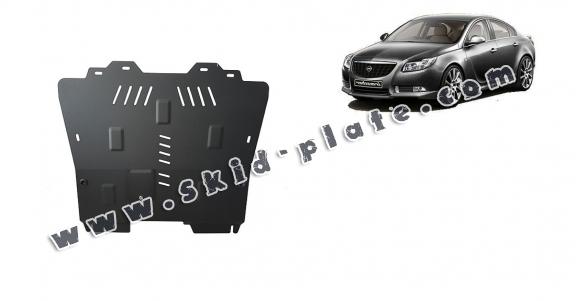 Steel skid plate for Opel Insignia