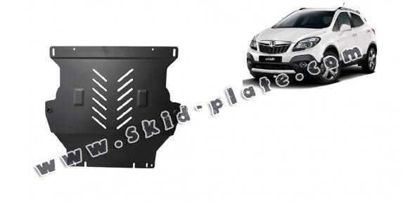 Steel skid plate for Opel Mokka