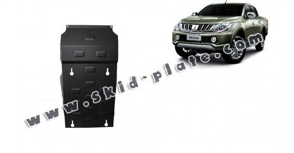 Steel skid plate for Mitsubishi L200