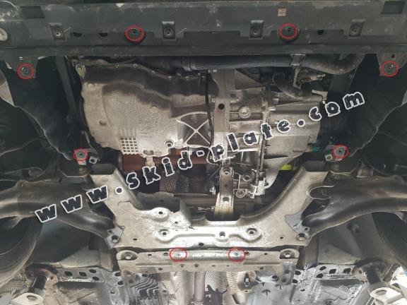 Steel skid plate for Mercedes Citan