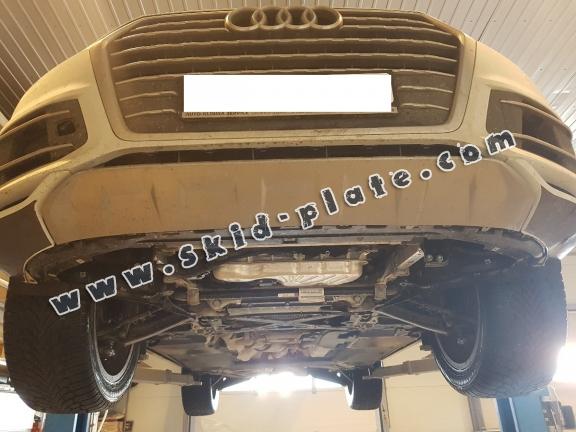 Steel gearbox skid plate for Audi Q7 