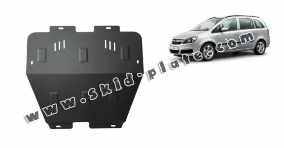 Steel skid plate for Opel Zafira B