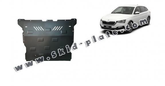 Steel skid plate for Skoda Scala