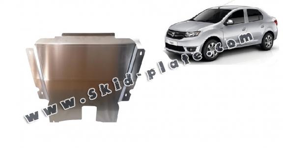 Aluminum skid plate for DACIA LOGAN 2