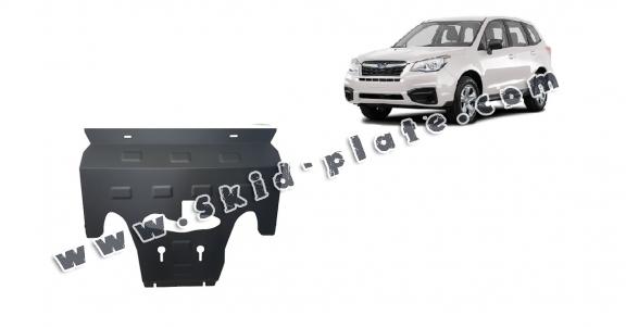 Steel skid plate for Subaru Forester 4