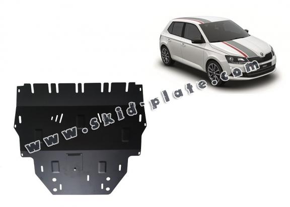 Steel skid plate for Skoda Fabia 3 Diesel