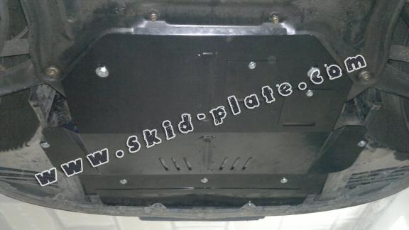 Steel skid plate for Peugeot 307