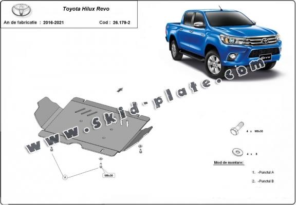 Steel skid plate for Toyota Hilux Revo