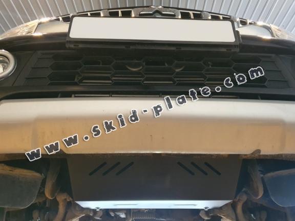 Steel radiator skid plate for Mitsubishi L200