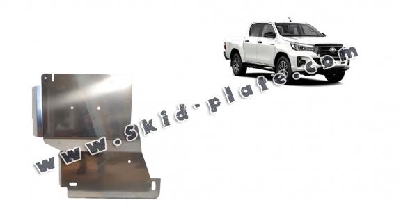 Aluminum differential skid plate for Toyota Hilux Invincible