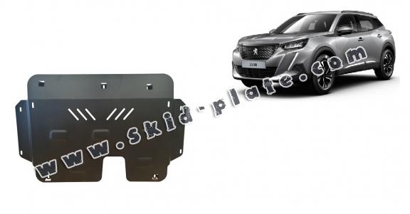 Steel skid plate for Peugeot 2008