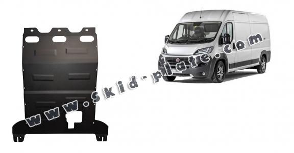 Steel skid plate for Fiat Ducato