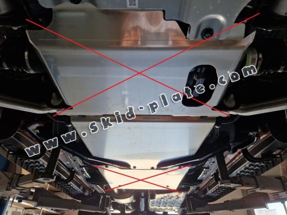 Aluminum gearbox skid plate for Ford Ranger Raptor