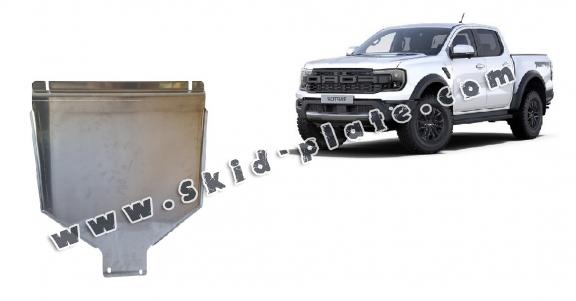 Aluminum gearbox skid plate for Ford Ranger Raptor