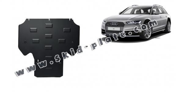 Steel gearbox skid plate for Audi All Road A6