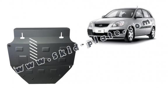 Steel skid plate for Kia Rio 2