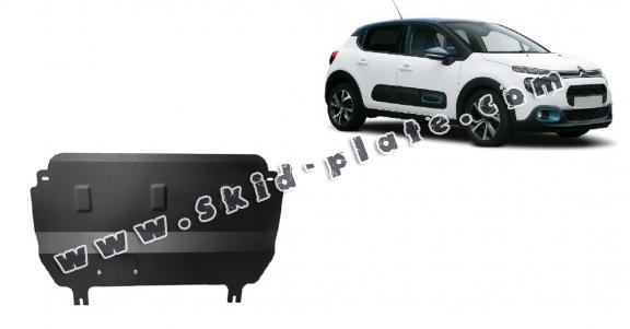 Steel skid plate for Citroen C3