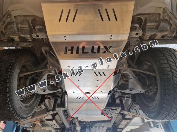 Aluminum radiator skid plate for Toyota Hilux Invincible