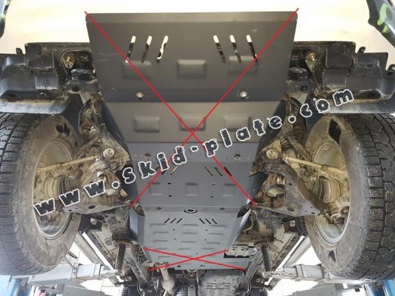 Steel gearbox skid plate for Toyota Hilux Invincible