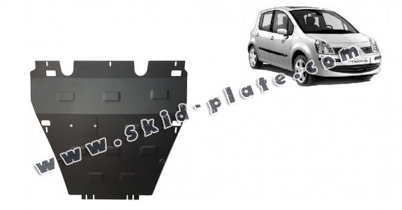 Steel skid plate for Renault Modus