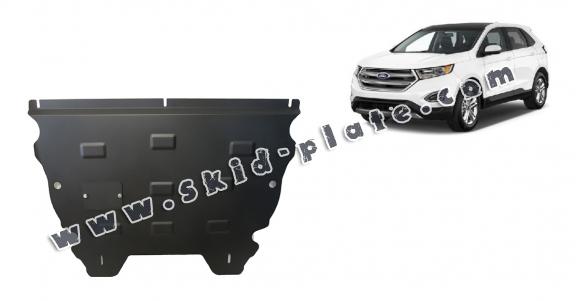 Steel skid plate for the protection of the engine and the gearbox for Ford Edge