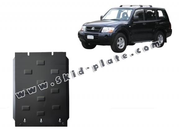 Steel gearbox skid plate for Mitsubishi Pajero 3 (V60, V70)