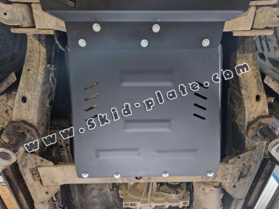 Steel gearbox skid plate for Nissan Navara